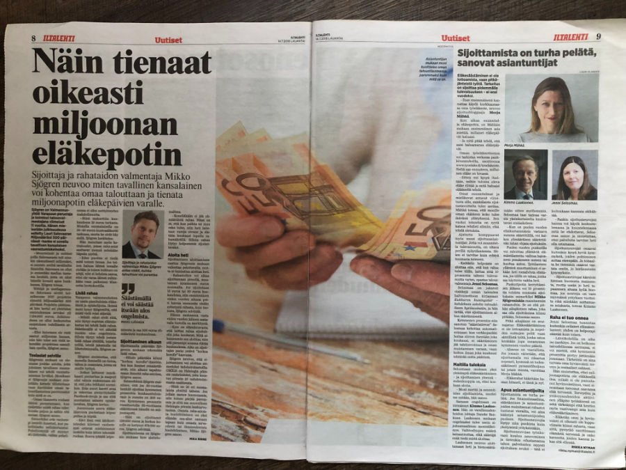 Lehtileike Mikko Sjögrenistä mediassa