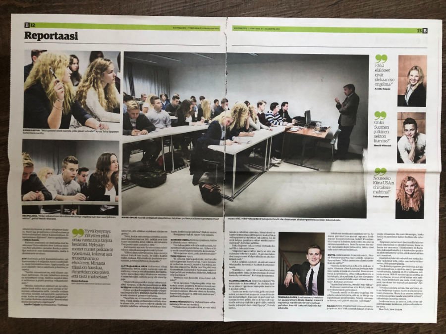 Lehtileike Mikko Sjögrenistä mediassa